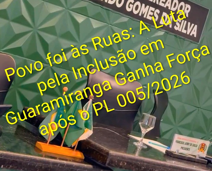 O Povo foi às Ruas: A Luta pela Inclusão em Guaramiranga Ganha Força após o PL 005/2026