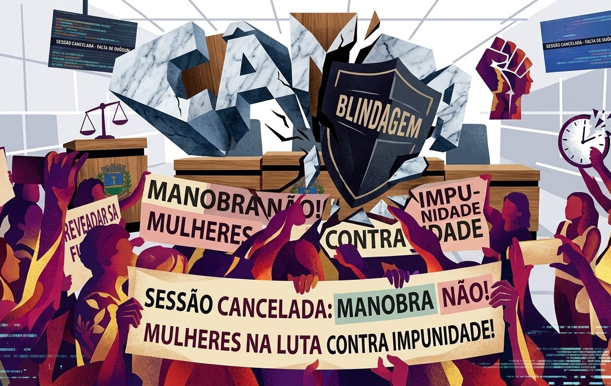 Sessão Cancelada Sob Protestos: População Acusa Câmara de Manobra para Blindar Vereador