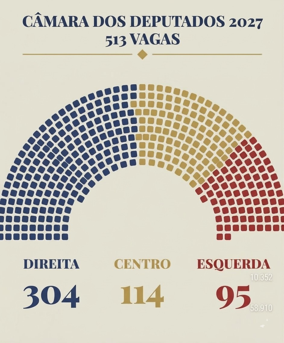 O Raio-X do Poder: Como o Novo Congresso Desenhará o Futuro do Brasil a Partir de 2027