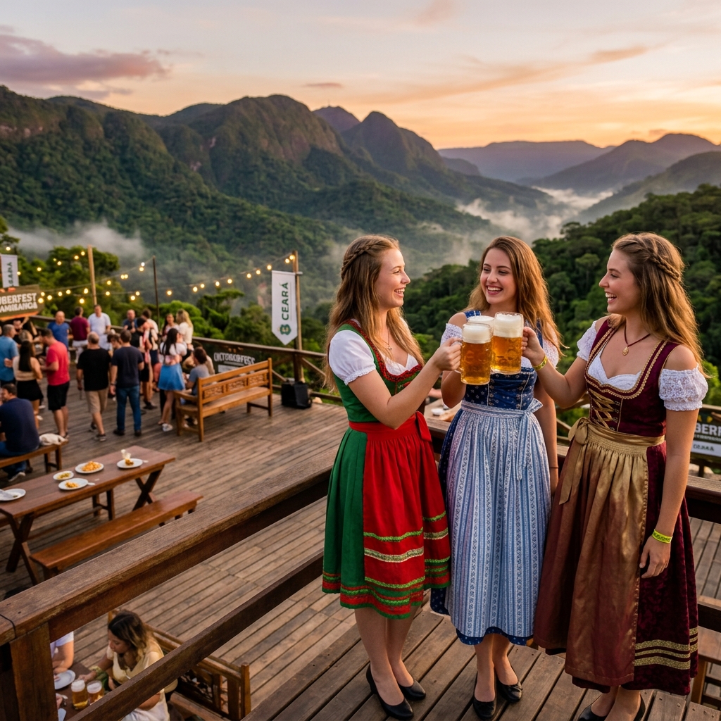 Oktoberfest nas Montanhas: O Charme Alemão Conquista o Friozinho de Guaramiranga em Novembro