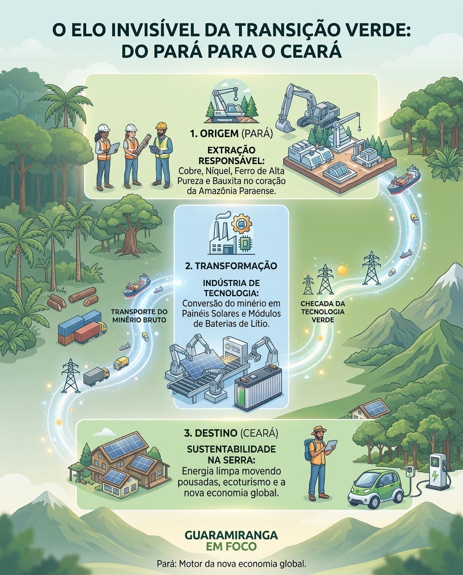 O Elo Invisível da Transição Verde: Como a Tecnologia que Preserva Guaramiranga Nasce no Chão do Pará