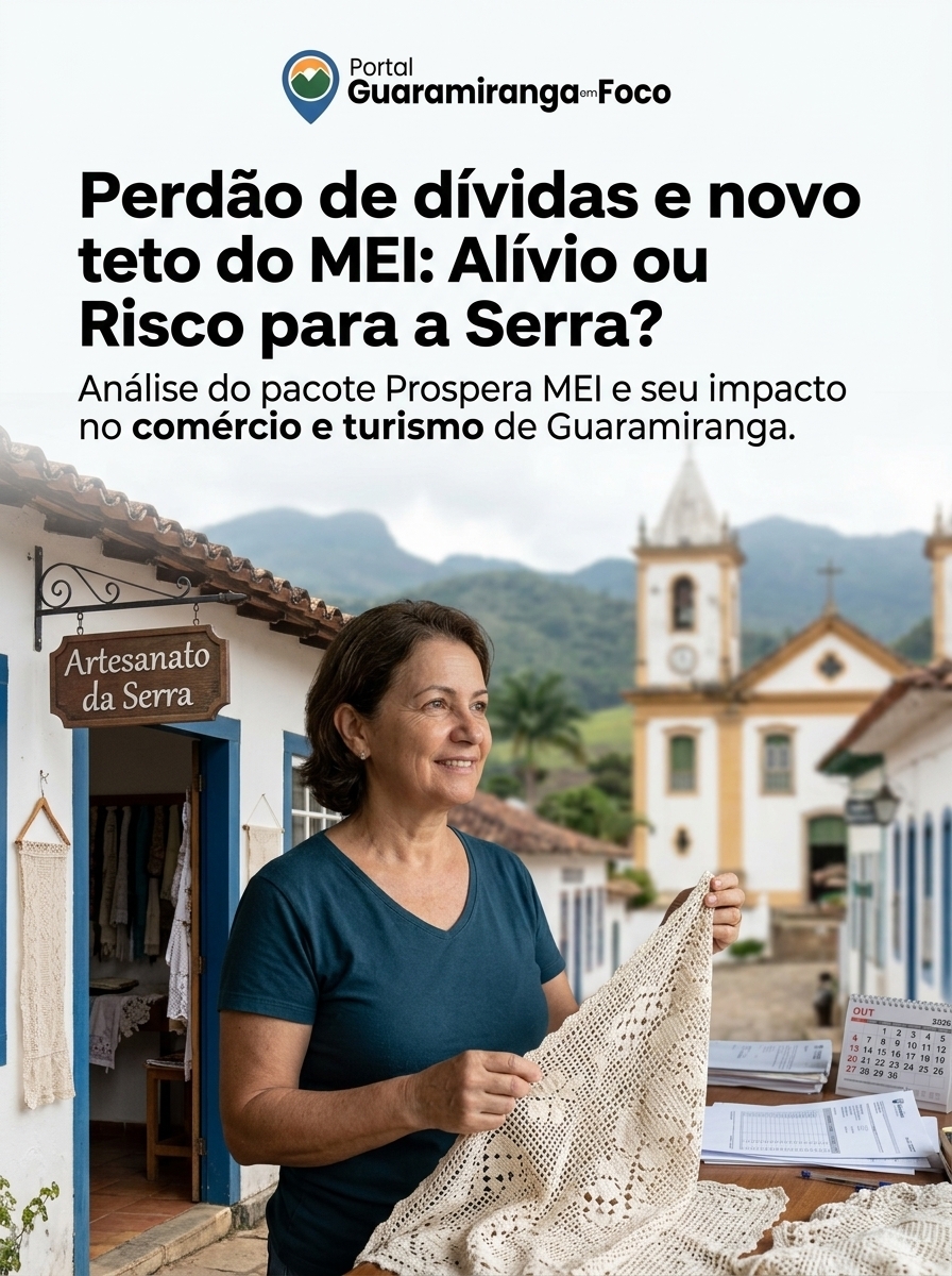 Perdão de dívidas e novo teto do MEI: O que muda para o comércio e o turismo de Guaramiranga?